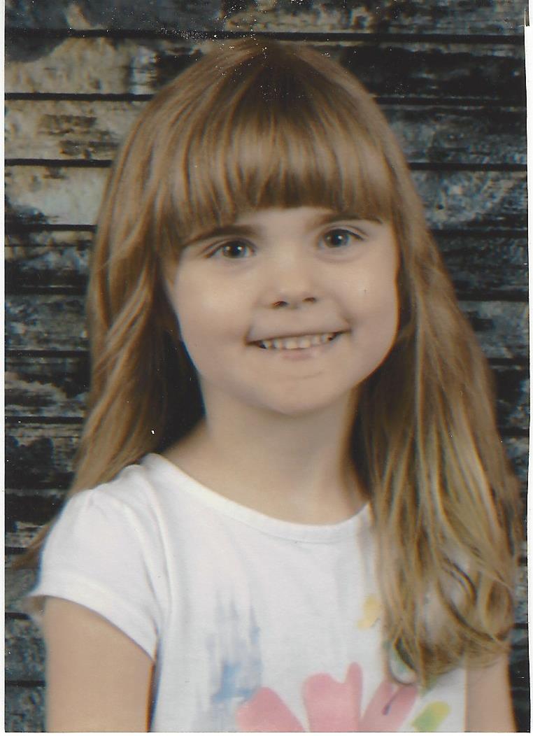 This is Amy - age 4!